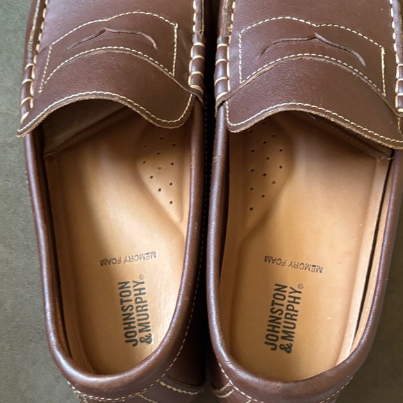 Johnston & Murphy Athens Penny Leather Slip-Ons loafers - Picture 5 of 6